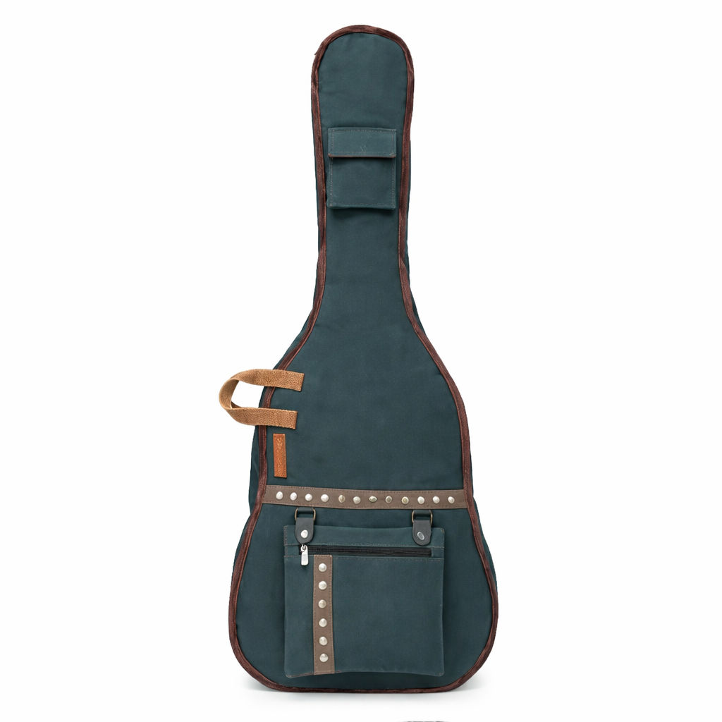 Blue Unisex Padded Guitar Bag for Musicians